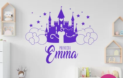 Vinilo Castillo De Princesa