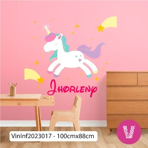 Vinilo Decorativo Unicornio