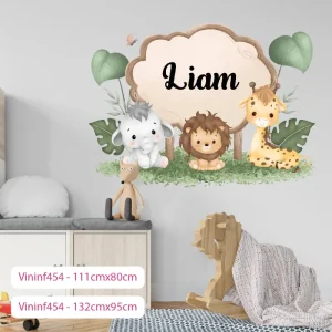 Vinil Decorativo Infantil De Animalitos