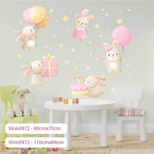 Vinilos Decorativos Infantiles De Conejos