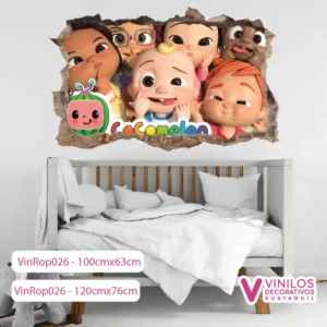 Vinilos Decorativos Rompe Pared De CoComelon