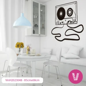 Vinil Decorativo Hogar Cassette
