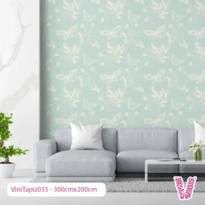 Vinilo Decorativo Papel Tapiz Personalizado Verde Claro