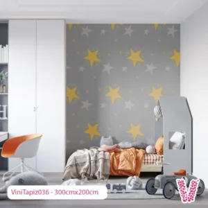 Vinilo Decorativo Papel Tapiz Personalizado De Estrellas