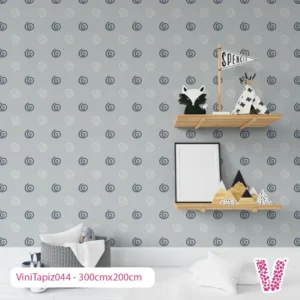 Vinilo Decorativos Papel Tapiz Personalizado Gris