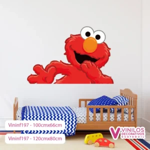 Vinil Decorativo Infantil Elmo