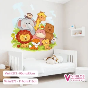 Vinilos Decorativos Infantiles De Animales De Safari