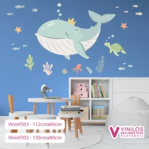 Vinilos Decorativos Infantiles De Ballena