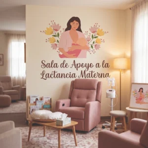 Vinilo Decorativo "Sala de Apoyo a la Lactancia Materna"